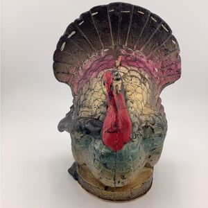 Vintage Gurley Candle Co 6.5” Thanksgiving Turkey Candle Never Lit